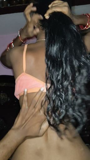 Hot wife fucking with house owner
