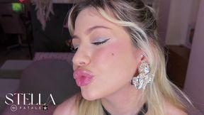 Glossy Lips Tease  drool Over My Shiny Wet Lips