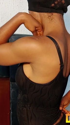 VILLAGE WIFE GOT HER PUSSY CERTISFIED BY HUSBAND GATE MAN IN THE CITY   Clip 1