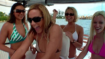 Brianna Beach Leads Lesbian Group Sex Outdoors
