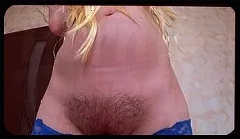 Hairy Blonde Jessa Rhodes Teases with Panties and a Sex Toy