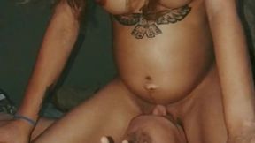 Pregnant 18-Year-Old Gets A Cream Pie In The Ass&#x1F351;