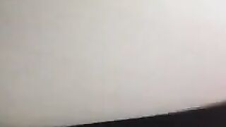 Biker Bitch gets Pounded inside the butt While bf waits into the house