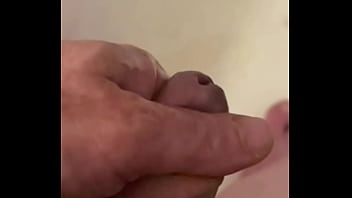 amateur guy pissing slow motion POV