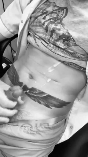 Sometimes I Stop Taking Patients to Relax and Jerk off and Cum