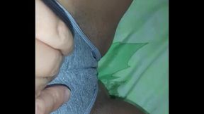 Threesome with orgasms in panties