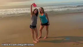 Hottest pornstars Avah Sweetz, Kiera Winters in Horny Skinny, Beach porn movie