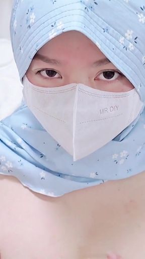 POV : Hijabi Boobies Tease You ask me to wear so I do.   Clip 2