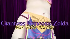 Giantess Princess Zelda Vore Belly Worship - HD - The Goddess Clue, Cruel Princess Demands Worship As She Digests