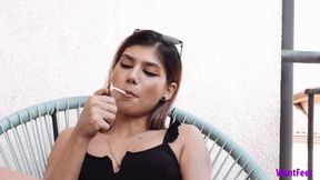 Brazilian Goddess Smoking - HD MP4