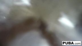 Super Sexy Rahyndee James takes a hot shower