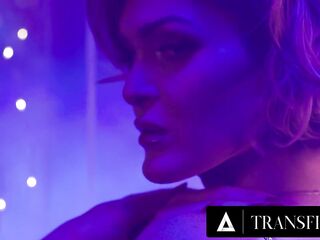 TRANSFIXED - Marvelous Hazel Moore Swallows Beautiful Tori Easton’s Cum After Romantic Eclipse Sex