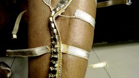 Growth Elixir for Long Legs, Moaning Feet Sandal Burst - Height Fetish, Transformation Fantasy, Growth Fetish