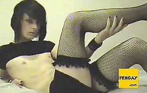 Emerson Beddome: Skinny Twink Cross-Dresser