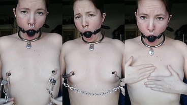Deepthroat gags and nipple clamps