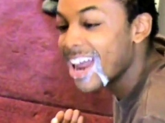 Tall Skinny Black Boy Cums In Very Pretty Mouth