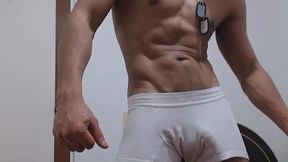 Hunk Christiano Shows Off His Moves