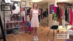 BTS - Blonde Rosalyn Sphynx Loves To Get Fucked By A Random Guy!