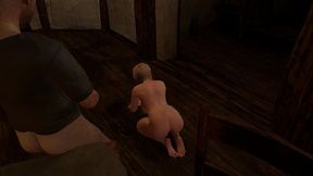 hot blonde scrubs an old man s broom