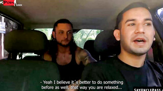 Leo Blue's Wild Ride - Anal Sex with Passenger Alexander Garcia