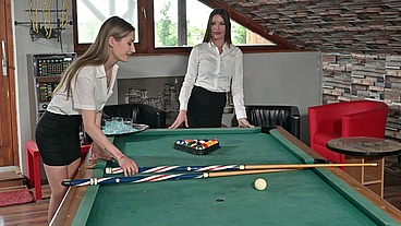 Single And Horny Chapter 1: Bi BFFs Angelica Heart And Tiffany Tatum Toy Their Holes With A Glass Dildo GP3262