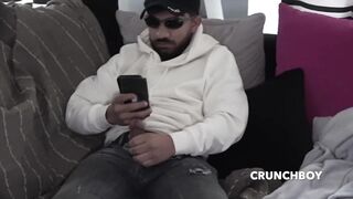 Enzo Rimenez gets his tight ass drilled by a French twunk in a hot 3some action
