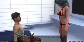 Stranded in Space - Sasha Flashing Her Big Tits