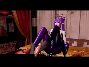 3D Curves Glow: Booty Girl Unchained - 3D Animation Hentai