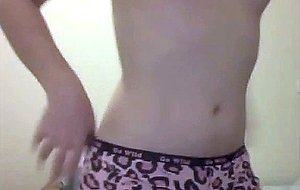 Cute blonde shows her tits on cam