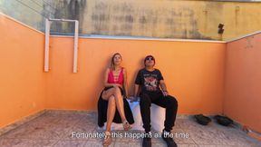A Meeting Between a Slut and a Blind Man in the Square.