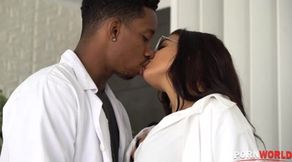 Doctor With BBC Slams Busty Colleague Jesus Reyes on Patient`s Table GP2269 - PornWorld