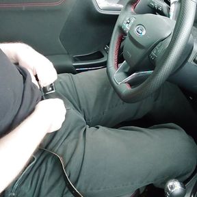 Horny in the Car 1 cock Rings