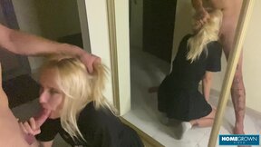 Blonde Babe Moans Loud While Getting Her Pussy Banged Hard
