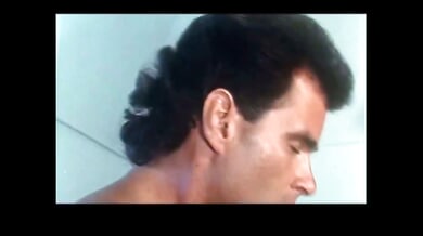 Moana Pozzi style vintage threesome with hairy Italian lover and two seductive women