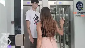 Following His Big Dick to the House - Hand Job