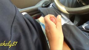 Exhibitionist POV Masturbates and Squirts - Cumshot in Public
