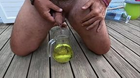 We'_re drinking s made of fresh pee and frozen cum cubes