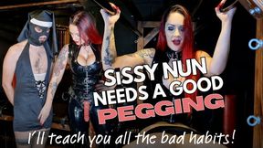 Sissy Nun Needs A Good Pegging!