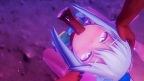 Konosuba - Una buena follada con Aqua en traje de ba&ntilde_o