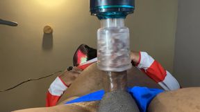 Automasturbator Milks Out A Moaning Cumshot From Masked Man