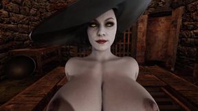 Alcina Dimitrescu Blowjob (female POV) (futa Shemale)