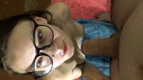 Are you going to suck or talk? My girlfriend can&#039;t suck with closed mouth!
