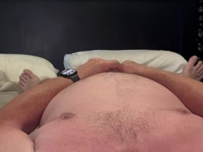 Just had to shoot a load on my Belly