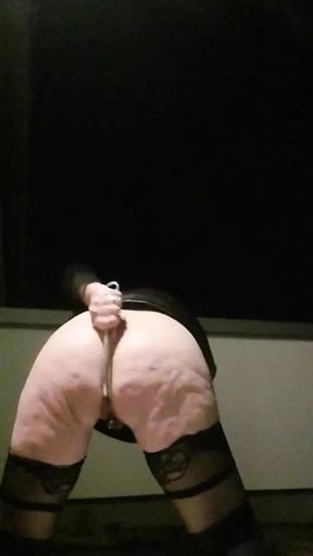 Orgasm and squirt at night