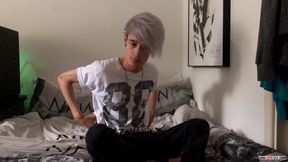 Emptying his full balls