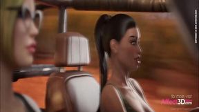 Animated Futanari session with Kim Triple X