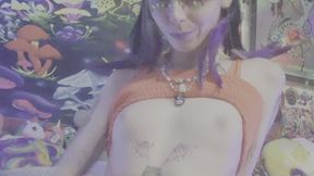 Quick Morning Panty Play + Solo Masturbation
