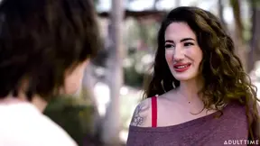 Modern-day Sins - Lesbians Arabelle Raphael and Casey Calver Seduce Ex BF for Cum Swapping 3-way