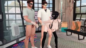 futanari lab assistant became a sex toy of her colleagues (sims + anime hentai + sfm)