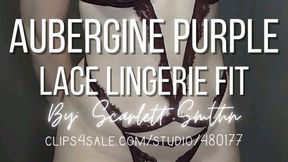 Aubergine Purple Lace Lingerie Fit (Mobile)